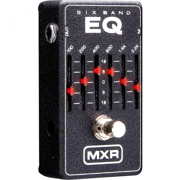 DUNLOP M109S Six Band Graphic EQ эффект гитарный, 6-полосный графический эквалайзер, серебристый