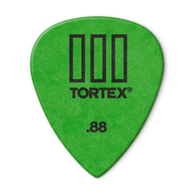 Медиаторы Dunlop 462P088 Tortex TIII, толщина 0.88 мм, 12 шт.