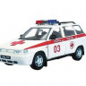 Машина Autotime "LADA 111" скорая помощь 1:36
