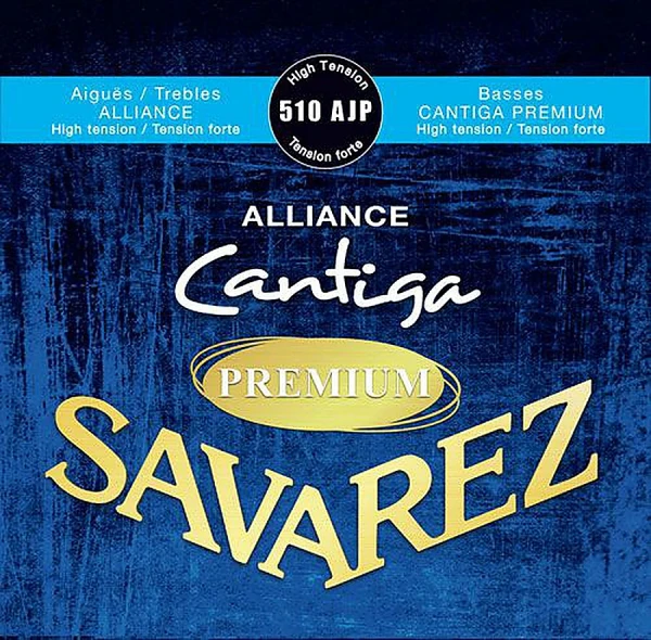 Струны для классической гитары Savarez 510AJP Alliance Cantiga Blue Premium high tension, нейл