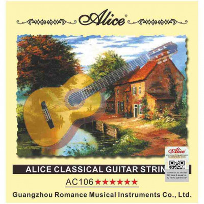 Комплект струн для классической гитары ALICE AC106-N