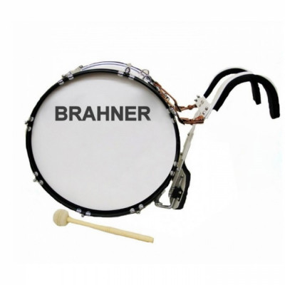 Бас-барабан маршевый BRAHNER MBD-2212H/WH