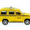 Машина "АВТОПАНОРАМА" инерц. УАЗ Патриот (такси) 1/50, в/к 12*7*5,5 см