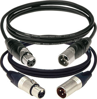 KLOTZ B2FM1N0060 кабель микрофонный XLR Female - XLR Male 0,6 m