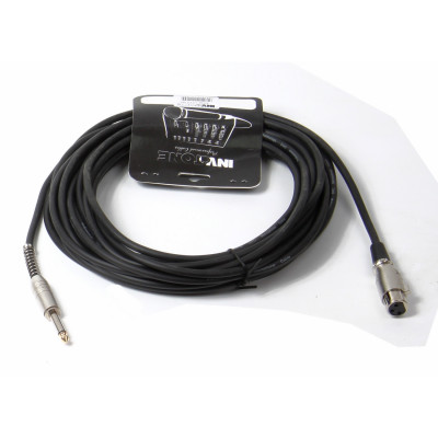Invotone ACM1010/BK микрофонный кабель XLR мама-Jack mono 10 м