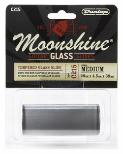 DUNLOP C218 Moonshine Glass Med Short Heavy Wall, rs 10 1/4 слайд для гитары стеклянный