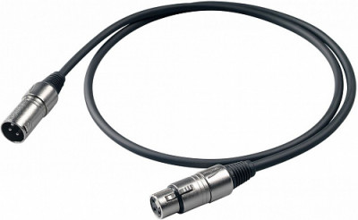 PROEL BULK250LU6 микрофонный кабель XLR мама-XLR папа 6 м