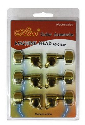 Комплект колков для акустической гитары ALICE AS-016JP, цвет золото