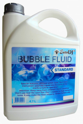 Жидкость для генераторов мыльных пузырей EURO DJ Bubble Fluid STANDARD (4,7 л)