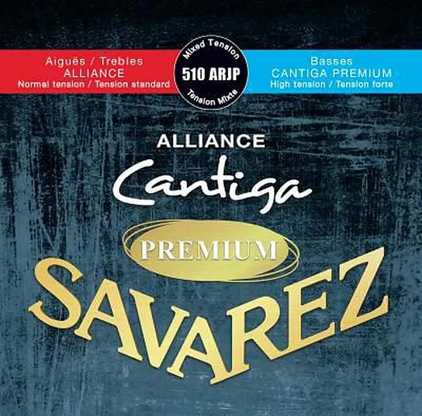 Струны для классической гитары Savarez 510ARJP Alliance Cantiga Red/Blue Premium mixed tension