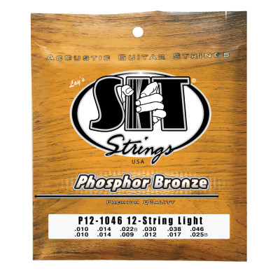 SIT Strings P121046 - Струны для 12-струнной акустической гитары 10-46