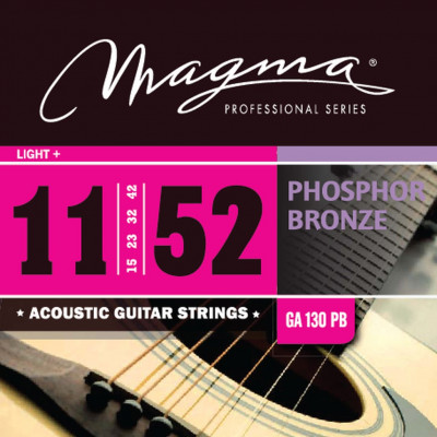 Комплект струн для акустической гитары 11-52 Magma Strings GA130PB