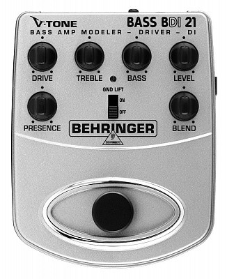 BEHRINGER BDI21 педаль моделирования басовых усилителей