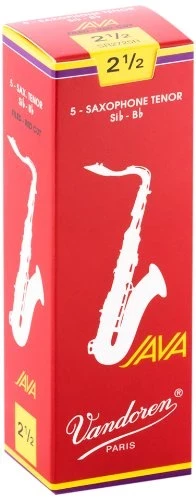 Vandoren SR-2725R Java № 2,5 5 шт трости для саксофона тенор