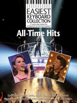 HLE90004585 Easiest Keyboard Collection: All-Time Hits книга с нотами и аккордами