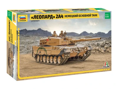Сборная модель ZVEZDA Немецкий основной танк "Леопард" 2А4, 1/35