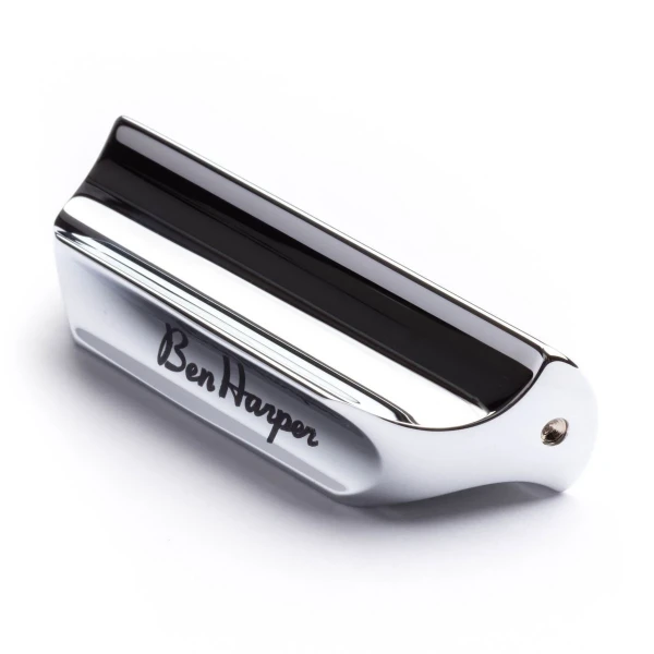 Слайд для гитары Dunlop 928 Ben Harper Signature Tonebar, хром латунь, нескользящий захват