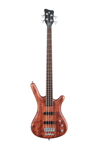 Бас-гитара с активной электроникой Warwick Corvette Bubinga NTS Teambuilt, чехол, цвет натуральный