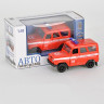 Машина "АВТОПАНОРАМА" инерц. УАЗ-452 (пожарная) 1/50, в/к 12*7*5,5 см