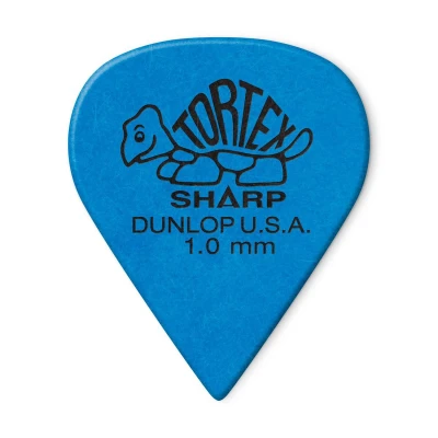 Медиаторы толщиной 1 мм, 72 шт. Dunlop 412R100 Tortex Sharp 72Pack