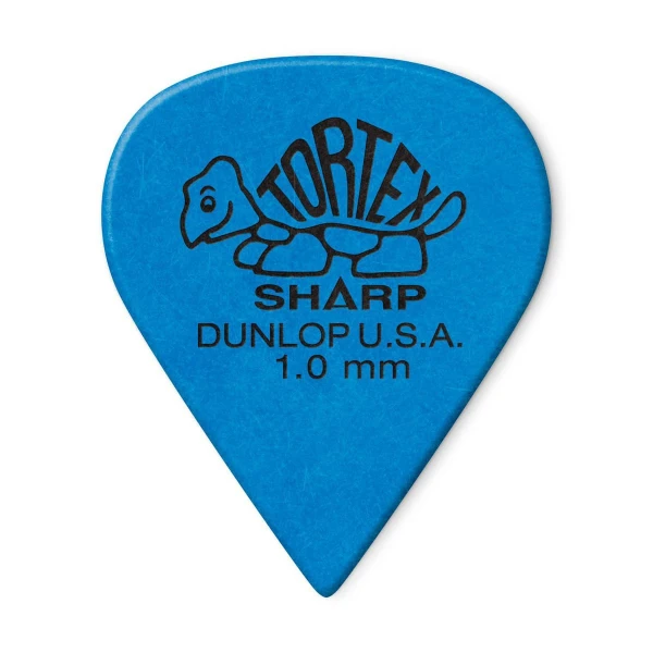 Медиаторы толщиной 1 мм, 72 шт. Dunlop 412R100 Tortex Sharp 72Pack