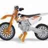 Мотоцикл Siku 1391 KTM SX-F 450 кроссовый 1/87, 5.6 см, оранжевый/белый