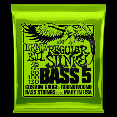 Комплект струн для 5-струнной бас-гитары Ernie Ball P02836