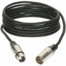 KLOTZ GRG1FM05.0 GREYHOUND готовый микрофонный кабель, никелированные разъемы Klotz XLR мама XLR папа, длина 5 м