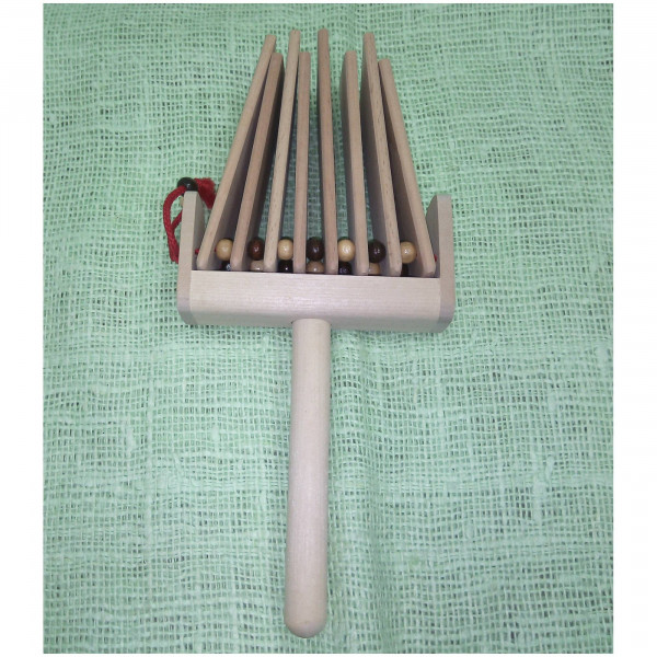 Трещотка пластинчатая на ручке МАСТЕРСКАЯ СЕРЕБРОВА БР-ТР -07