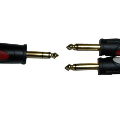 DIE HARD DH540LU3 аудио кабель 2хJACK-mono(6.3) - JACK-stereo(6.3) 3 м