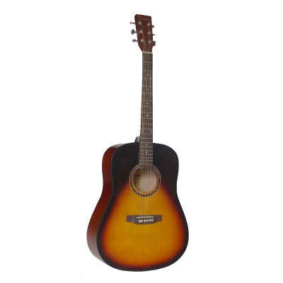 Акустическая гитара BEAUMONT DG80/VS дредноут, корпус липа, цвет скрипичный санбёрст, матовый
