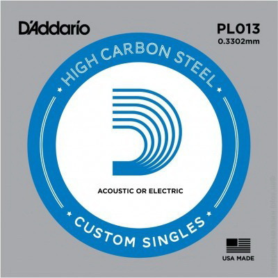 D'ADDARIO PL013 одиночная струна для акустической и электрогитары