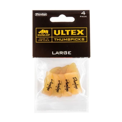 Когти на большой палец Dunlop 9073P Ultex Gold 4Pack, большие, 4 шт.