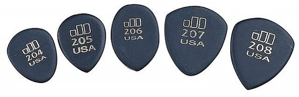 Медиаторы с острым кончиком, 36 шт. Dunlop 477R205 Jazztone Point Tip 36Pack