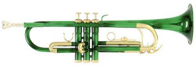 Труба Roy Benson TR-101Е Bb зеленый лак