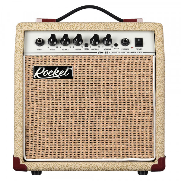 Комбоусилитель для акустических   гитар ROCKET WA-15 MP3