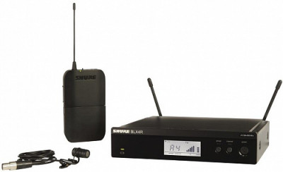 Shure BLX14RE/PG85 K3E радиосистема с петличным микрофон и рэковыми креплениями