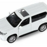 Машина "АВТОПАНОРАМА" Land Cruiser Prado, белый, 1/42, инерция, откр. двери, в/к 17,5*12,5*6,5 см