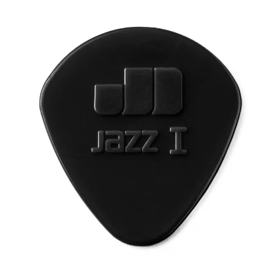 Медиаторы с круглым кончиком, толщина 1.1 мм, черные, 6 шт. Dunlop 47P1S Nylon Jazz I 6Pack
