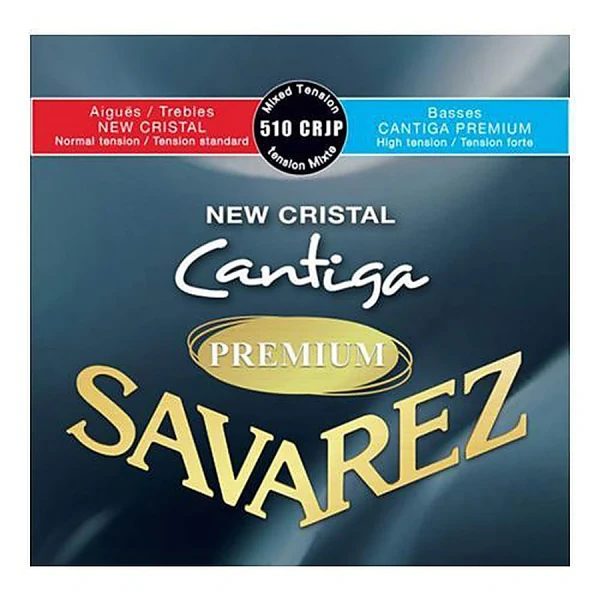 Комплект струн для классической гитары Savarez 510CRJP New Cristal Cantiga, смешанное натяжение