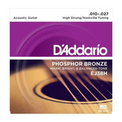 D'Addario EJ38 H струны для 12-струнной акустической гитары
