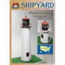 Сборная картонная модель Shipyard маяк Minnesota Point Lighthouse (№58), 1/87