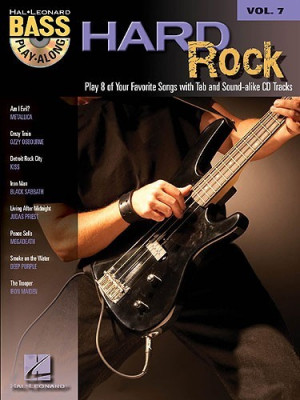 HL00699676 Bass Play-Along Volume 7: Hard Rock
