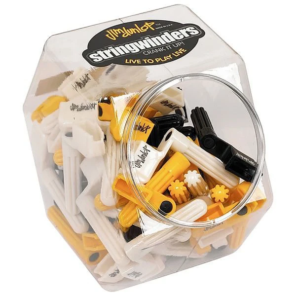 Машинка для намотки струн Dunlop 105 String Winders, черная, 50 шт. в упаковке