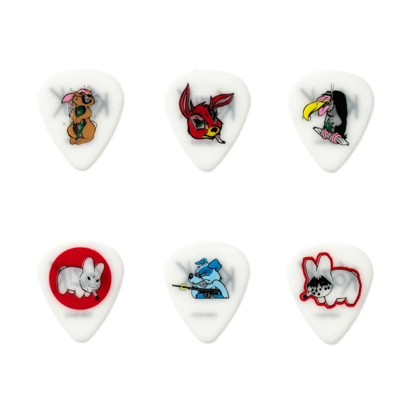 Медиаторы Dunlop BL109P100 Frank Kozik 6Pack, толщина 1 мм, 6 шт.