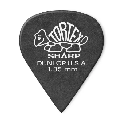 Медиаторы Dunlop 412R135 Tortex Sharp, толщина 1.35 мм, 72 шт.