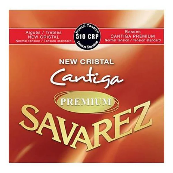 Комплект струн для классической гитары Savarez 510CRP New Cristal Cantiga, стандартное натяжение