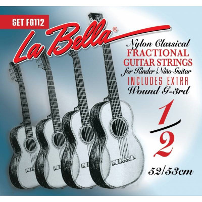 LA BELLA FG112 струны для 1/2 классической гитары