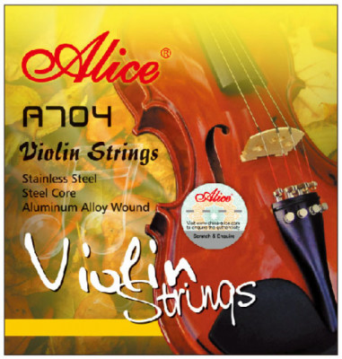 Струны для скрипки Alice A-704 комплект