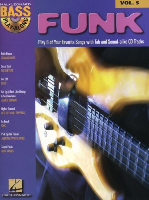 HL00699680 Bass Play-Along Volume 5: Funk